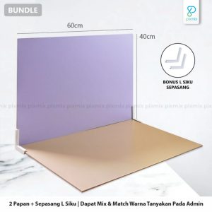 Background Foto Papan / Alas Foto Hardboard Edisi Warna Pixmix