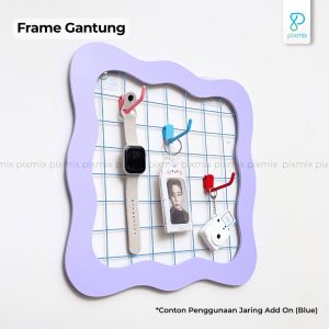 Wavy Frame Aesthetic Dekorasi Kamar Estetik Hiasan Dinding Foto Polaroid - Pixmix