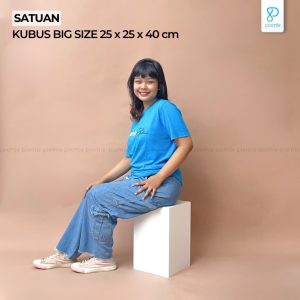 Props Studio Foto Kotak Podium 40 x 25 x 25cm | Display Box Dekorasi Produk - Pixmix Gio Big Size