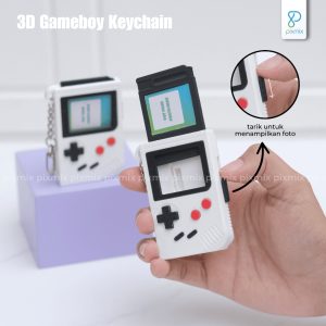 Keychain Miniatur Gameboy | Merchandise Pixmix