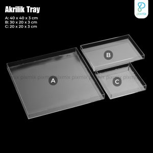 Akrilik Tray Foto Produk / Nampan / Water Tray Table Pixmix