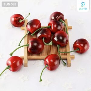 Props Properti Foto Produk Artificial Food - Buah Cherry Palsu Pixmix