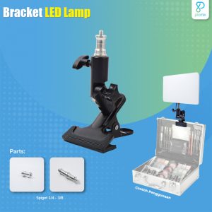 Holder Bracket Clamp Clip - Penjepit Reflektor / Lampu Led / Ringlight / Beauty Light (CLAMP CLIP)