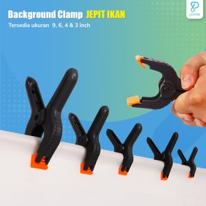 Background Clamp | Penjepit Background Foto Studio | Jepit Ikan