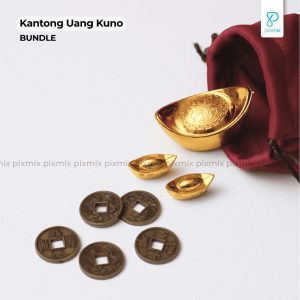 Set Kantong Koin CNY / Yuan Bao – Properti Foto Imlek / Oriental Pixmix