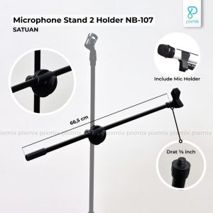Tripod Holder Mikrofon / Microphone Stand Tripod Professional Adjustable Pro 2 Holder