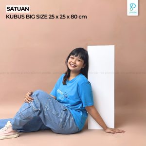 Props Podium Balok 80 x 25 x 25cm | Properti Fotografi & Box Dekorasi Display Produk - Pixmix Gio Big Size
