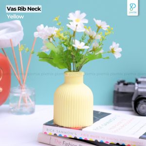 Vas Bunga Nordic Minimalis / Vas Concrete Aesthetic / Dekorasi Ruangan & Properti Foto Produk Pixmix