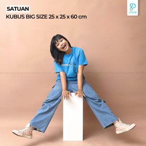Podium Balok Box 60 x 25 x 25cm | Props Foto, Dekorasi & Display Produk - Pixmix Gio Big Size