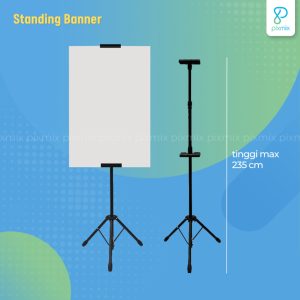 Stand Display Banner / Tripod Poster Banner Iklan Stand 3 Section EPIX FC-281