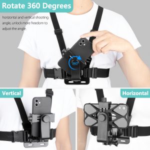 Chest Strap G-11 - Tali Dada Handphone & Mount Kamera Body Belt Holder HP Clip Clamp Smartphone Pixmix