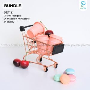 Props Properti Foto Produk Pinky Set / Pastel Series / Hiasan Foto Pixmix