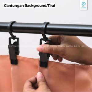 Penjepit Background Foto / Gantungan Tirai Pixmix (5pcs)
