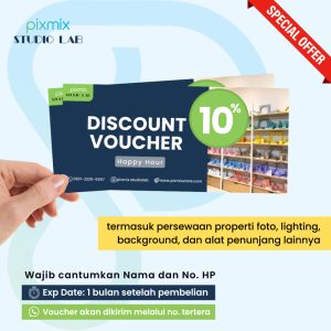 Voucher Studio Foto - Pixmix Studio Lab