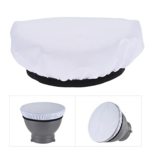 Kain diffuser putih Penyebar Cahaya Untuk Fotografi Lampu  Universal Reflector 18-20cm