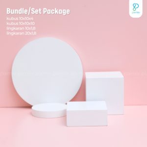 Round Geometry Photo Props - Podium Leveling - Decoration Stand | Pixmix Gio