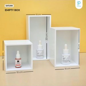 Props Properti Foto Kubus Balok - Empty Box / Cube Boxes Pixmix Gio