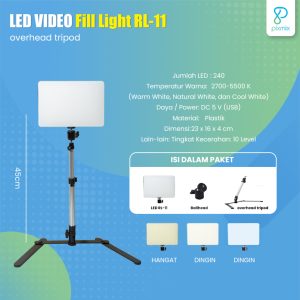 Lampu Ring Light 11 Inch USB | LED Livestreaming & Makeup 3 Warna - EPIX RL-11