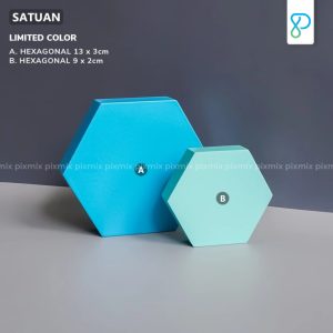 Props Properti Foto Produk Pixmix Gio Hexagonal Limited Color F Series