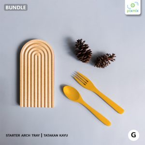 Props Properti Foto Produk - Arch Tray Aesthetic U Shape Mini | Propix New Starter Kit