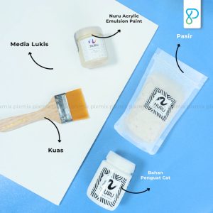 DIY Kit - Background Texture Sand Series / Alas Foto Papan | Pixmix x Nuru