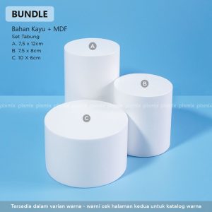 Photo Props Fotografi Set Podium Tabung / Lingkaran - Pixmix Gio