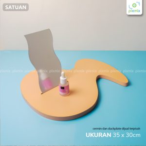 Props Properti Foto Produk Aesthetic Room Duck Plate / Bean Plate Irregular Shape | Pixmix Gio