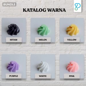 Props Properti Foto Produk Flower Shaped Butter Cream Resin Artificial / Selai Kue Palsu