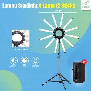 Lampu Starlight X Lamp 12 Arms | Lampu Make Up Portable | Profesional