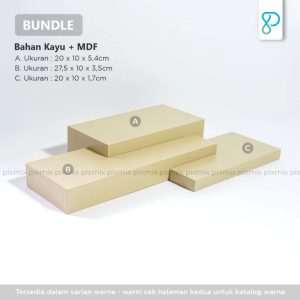 Props Properti Foto Produk - Layering - Rounded - Persegi Pixmix Gio