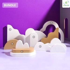 Props Properti Foto Produk Irregular Shape | Pixmix Gio