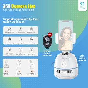 Holder Hp Selfie Camera Live 360 Rotation / auto face tracking selfie camera stabilizer smartphone holder stander gimbal for live gimbal