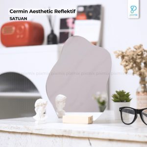 Cermin Aesthetic Reflektif untuk Properti Foto Produk