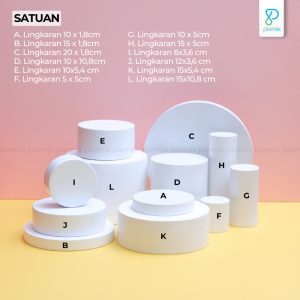 Props Fotografi Geometri Lingkaran - Foto Produk Pixmix Gio A Series