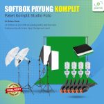 Softbox payung komplit - Stand 2 X 3M - Paket lengkap Studio foto