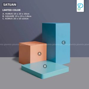 Props Fotografi Kubus Balok Podium - Properti Foto Pixmix Gio C Series