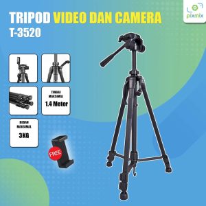 Tripod Camera & Video Portable Lightweight T-3520