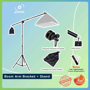 Boom Arm Bracket - Paket dengan Stand