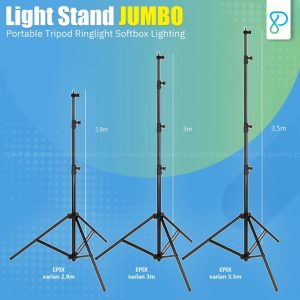 Light Stand Jumbo - Portable Tripod Ringlight Softbox Lighting