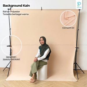 Background Kain / backdrop foto studio - 2.4 x 2 Meter